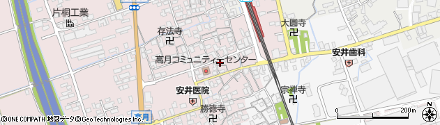 滋賀県長浜市高月町高月306周辺の地図