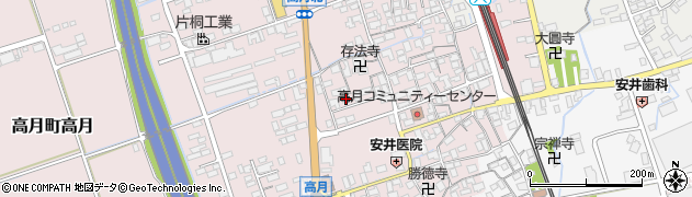 滋賀県長浜市高月町高月408周辺の地図