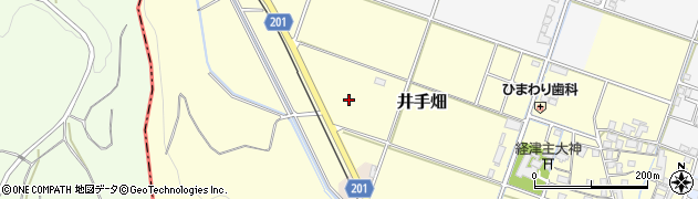 上井北条線周辺の地図