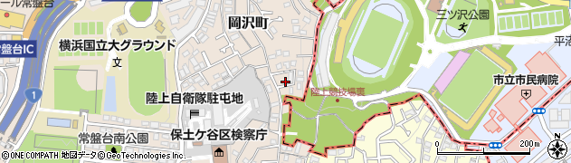 神奈川県横浜市保土ケ谷区岡沢町21周辺の地図