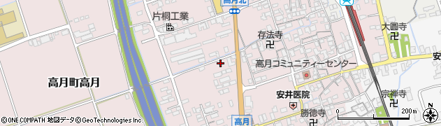 滋賀県長浜市高月町高月1161周辺の地図
