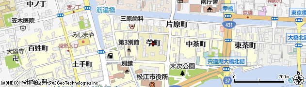 島根県松江市苧町周辺の地図