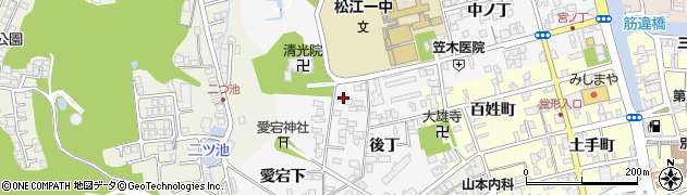 島根県松江市外中原町清光院下212周辺の地図