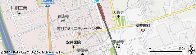 滋賀県長浜市高月町高月27周辺の地図