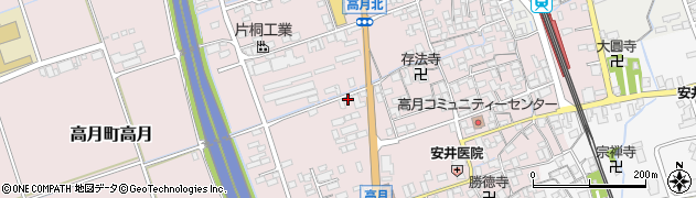 滋賀県長浜市高月町高月1162周辺の地図