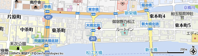島根県松江市末次本町51周辺の地図