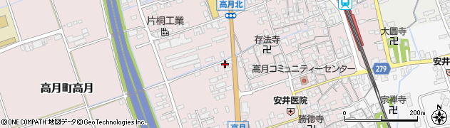 滋賀県長浜市高月町高月1163周辺の地図