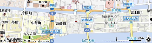 島根県松江市末次本町82周辺の地図