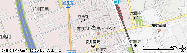 滋賀県長浜市高月町高月384周辺の地図
