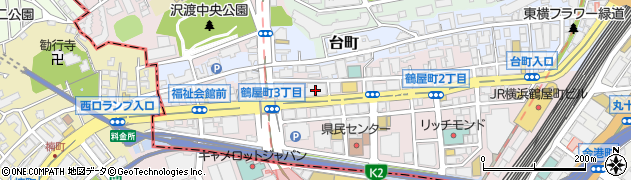 柴橋商会 介護用品ショップ 横浜西口周辺の地図