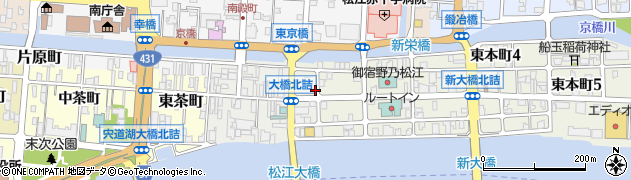 島根県松江市末次本町49周辺の地図
