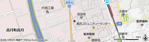 滋賀県長浜市高月町高月413周辺の地図