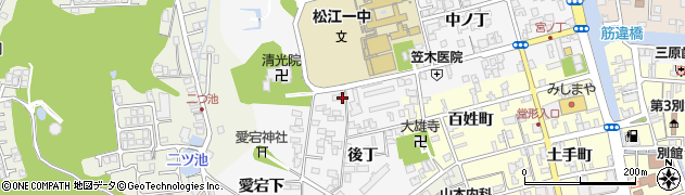島根県松江市外中原町中ノ丁44周辺の地図