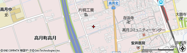 滋賀県長浜市高月町高月968周辺の地図