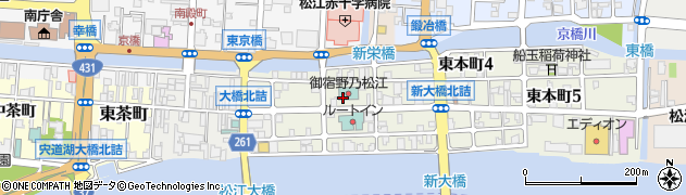 株式会社島根銀行周辺の地図