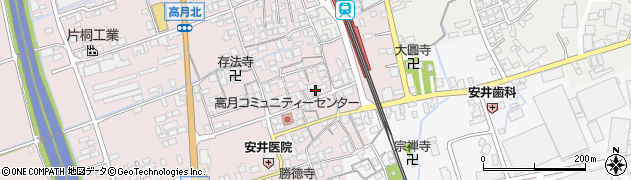 滋賀県長浜市高月町高月343周辺の地図