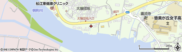 ニューウエイズ松江えんがわサテライト周辺の地図