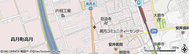 滋賀県長浜市高月町高月1168周辺の地図