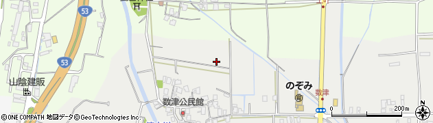 鳥取県鳥取市数津周辺の地図