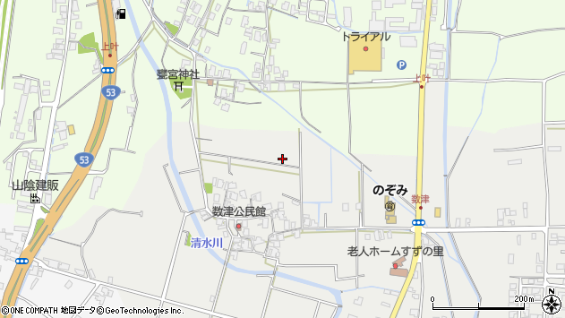 〒680-0875 鳥取県鳥取市数津の地図