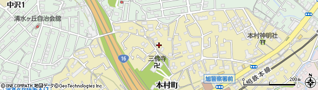 神奈川県横浜市旭区本村町67周辺の地図