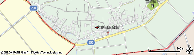 鳥取県東伯郡北栄町大島747周辺の地図