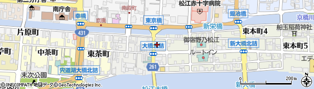 島根県松江市末次本町59周辺の地図