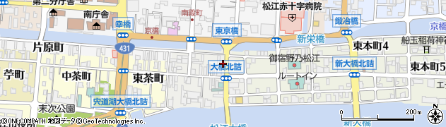 島根県松江市末次本町100周辺の地図