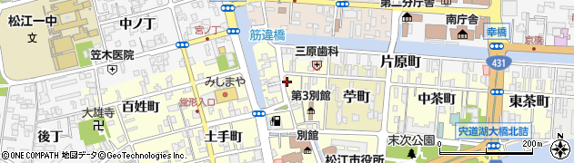 島根県松江市末次町29周辺の地図
