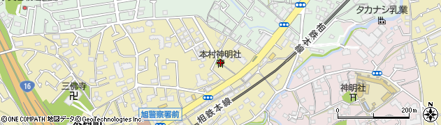 神奈川県横浜市旭区本村町39周辺の地図