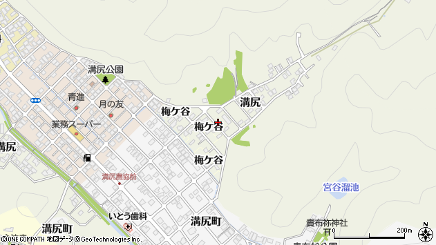 〒625-0035 京都府舞鶴市溝尻の地図