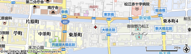 島根県松江市末次本町88周辺の地図