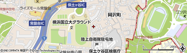 神奈川県横浜市保土ケ谷区岡沢町268周辺の地図