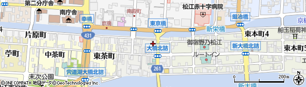 島根県松江市末次本町109周辺の地図