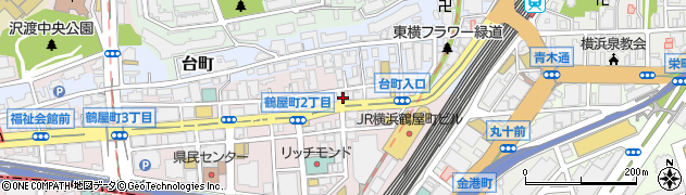 横浜駅きた西口歯科周辺の地図