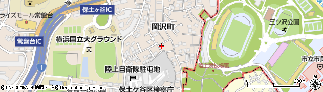 神奈川県横浜市保土ケ谷区岡沢町257-8周辺の地図