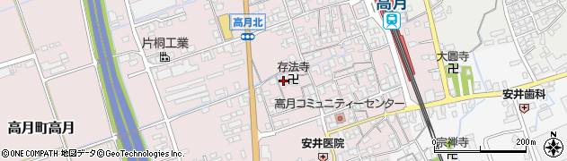 滋賀県長浜市高月町高月419周辺の地図