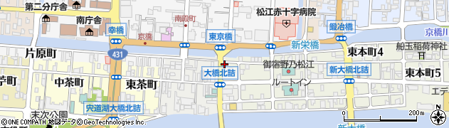 島根県松江市末次本町63周辺の地図