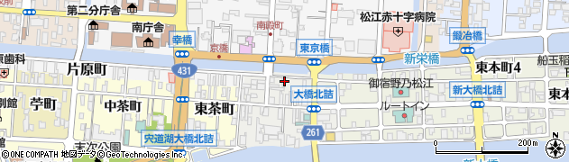 島根県松江市末次本町97周辺の地図