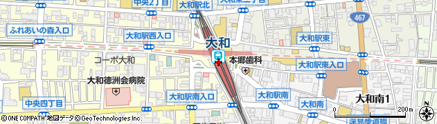 大和駅周辺の地図