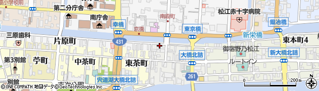 島根県松江市末次本町4周辺の地図