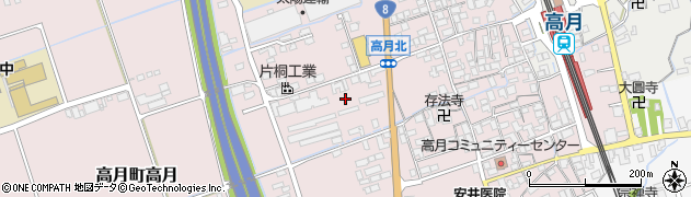 滋賀県長浜市高月町高月955周辺の地図