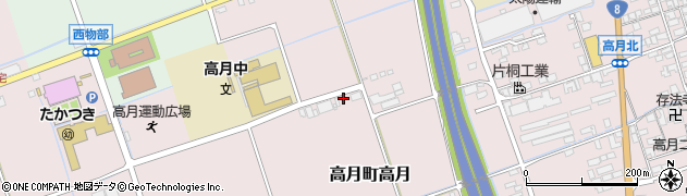 滋賀県長浜市高月町高月2560周辺の地図