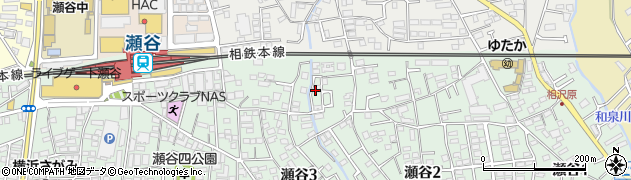 相沢南公園周辺の地図