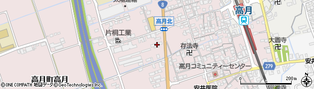 滋賀県長浜市高月町高月957周辺の地図