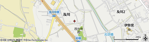 神奈川県厚木市及川1065周辺の地図