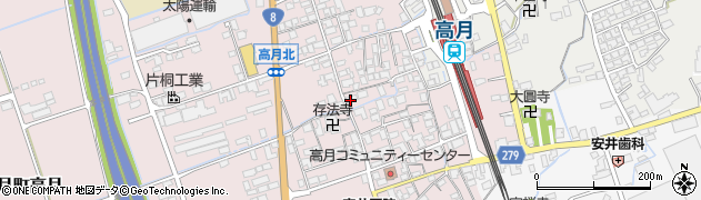 滋賀県長浜市高月町高月522周辺の地図