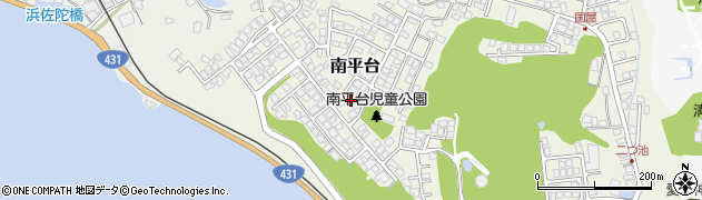 島根県松江市南平台10周辺の地図