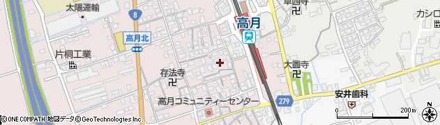 滋賀県長浜市高月町高月356周辺の地図