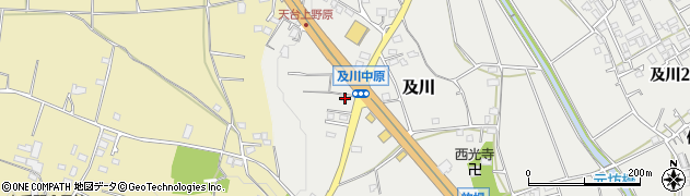 神奈川県厚木市及川1102周辺の地図